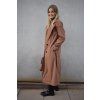 Softshellový, dlouhý trench coat