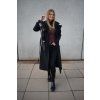 Softshellový, dlouhý trench coat