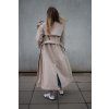 Softshellový, dlouhý trench coat