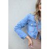 Krátká denim bunda